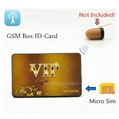 Spy GSM ID/Master/ATM Card with Invisible Nano Earpiece set