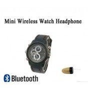 New Watch Bluetooth Wireless Hidden Invisible Earphone Spy Earpiece spy watch earpiece