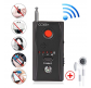 Bug Detector,RF Anti-Spy Wireless Detector,Hidden Camera Pinhole Laser Lens GSM Device Finder,Full-Range All-Round Portable Detector for Eavesdropping, Candid Video, GPS Tracker