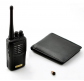 Wireless Mini Spy Earpiece + Walkie-Talkie Wallet-Eavesdrop